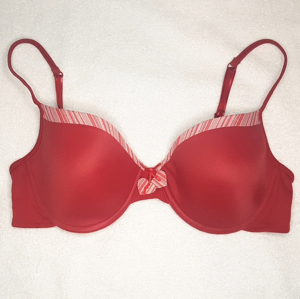Warner's lightly padded T-shirt bra w hearts